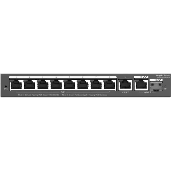 Reyee RG-ES210GS-P - Networking Switch, ENS Security