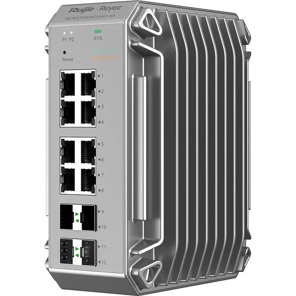 Reyee RG-NIS3100-8GT4SFP-HP – Networking Switch, ENS Security
